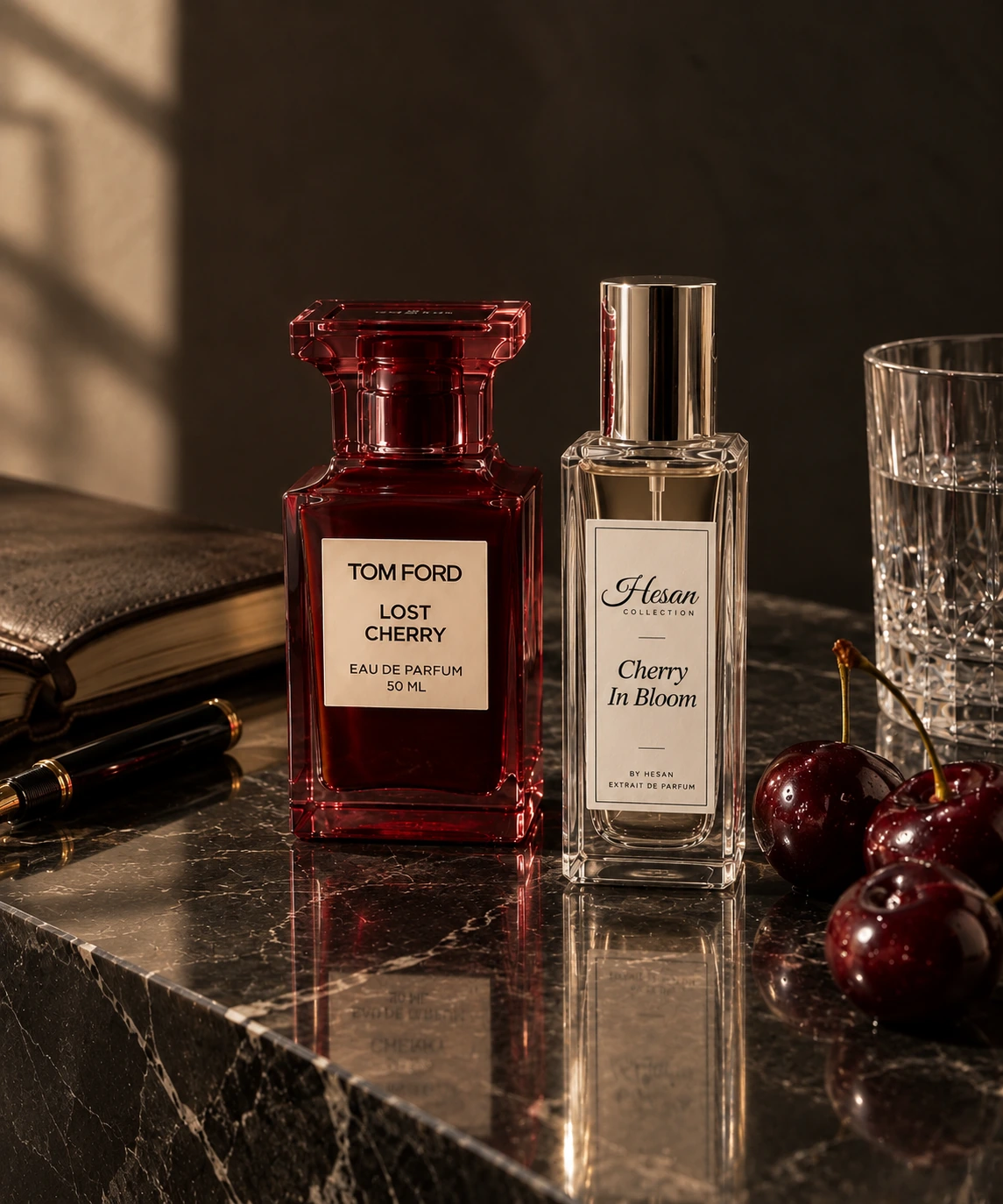 تصویر عطر گیلاس میان شکوفه‌ها از حسان